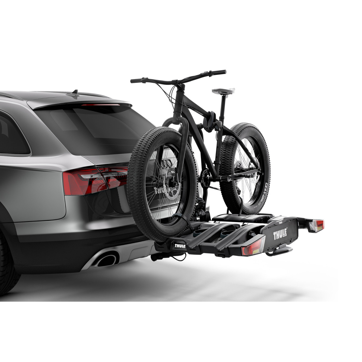 Thule EasyFold XT 3 melns velosipēdu turētājs