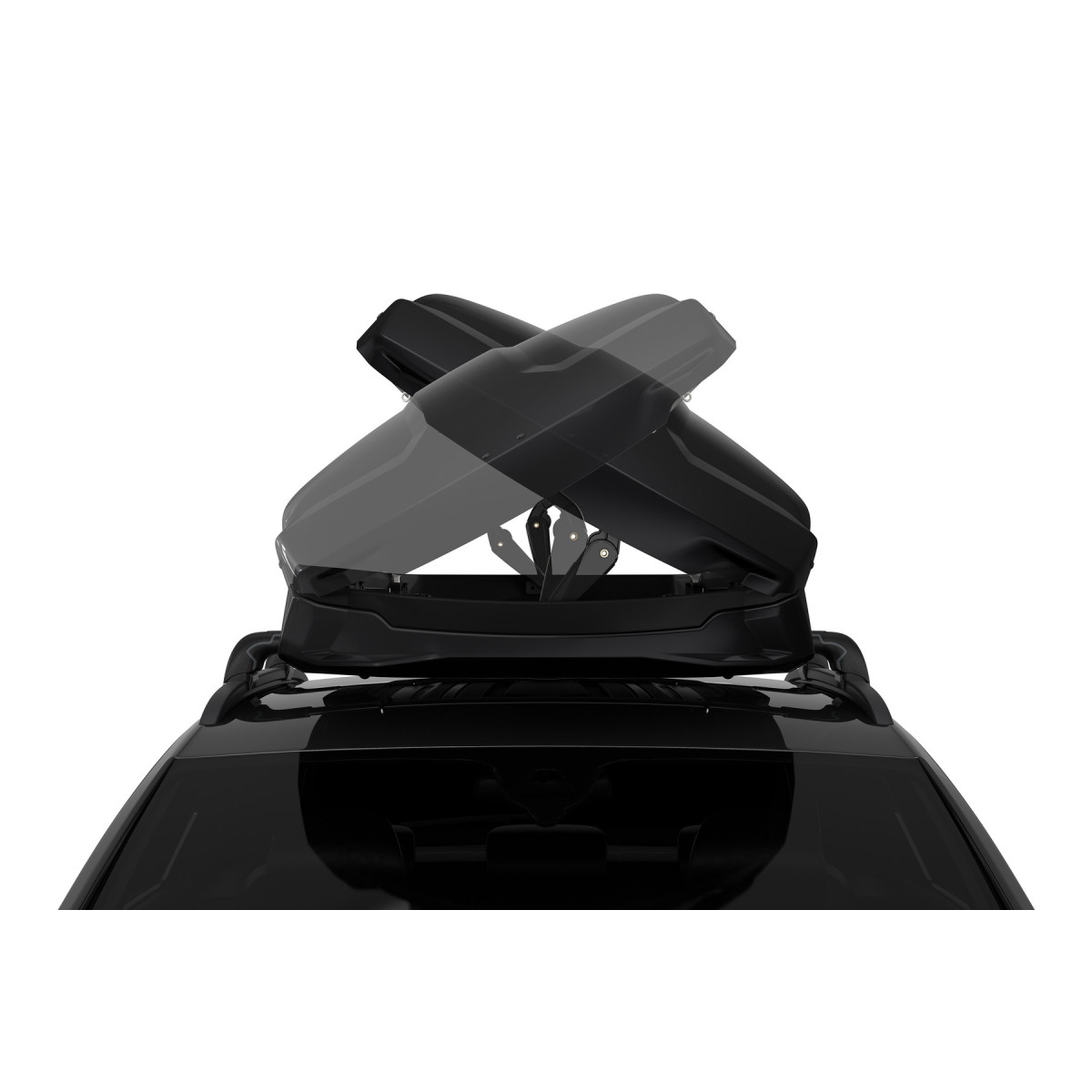 Thule Vector M jumta bagāžnieks | Black Metallic