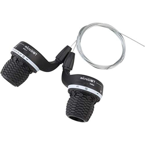 microSHIFT MS25-7 Twist pārslēdzēja rokturi, 3x7 ātrumi