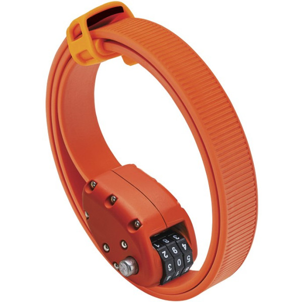 OTTOLOCK 152cm velosipēda slēdzene ar fiksatoru | Oranžs