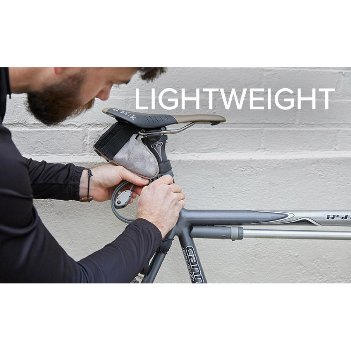 OTTOLOCK 46cm velosipēda slēdzene ar fiksatoru | Melns