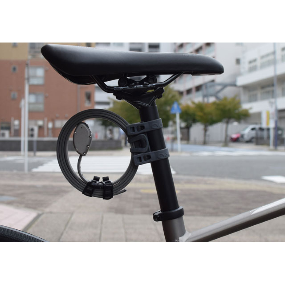 OTTOLOCK Hexband 152cm slēdzene velosipēda slēdzenei | Pelēks