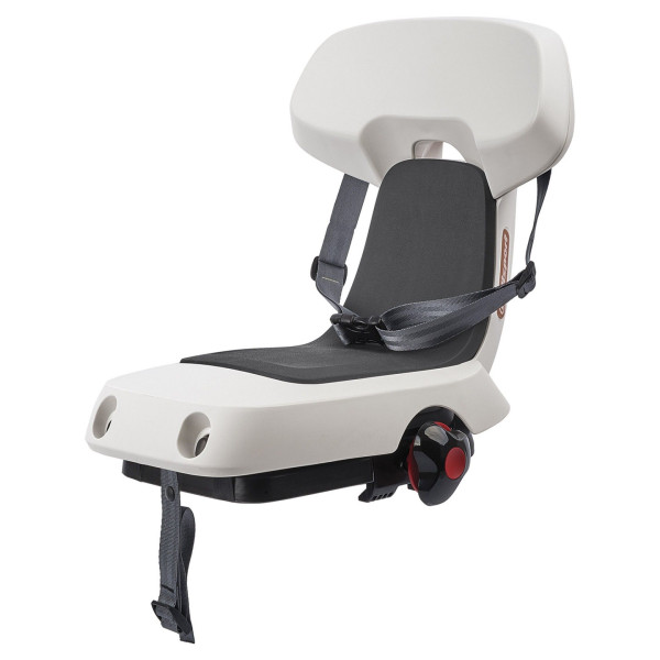 Polisport Guppy Junior bērnu velosipēda sēdeklis | Cool Light - Grey