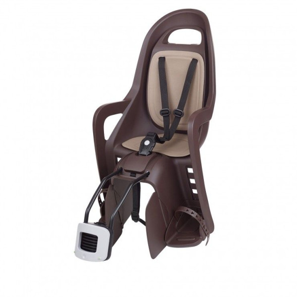 Polisport Groovy RS+ bērnu velosipēda sēdeklis | Dark Brown