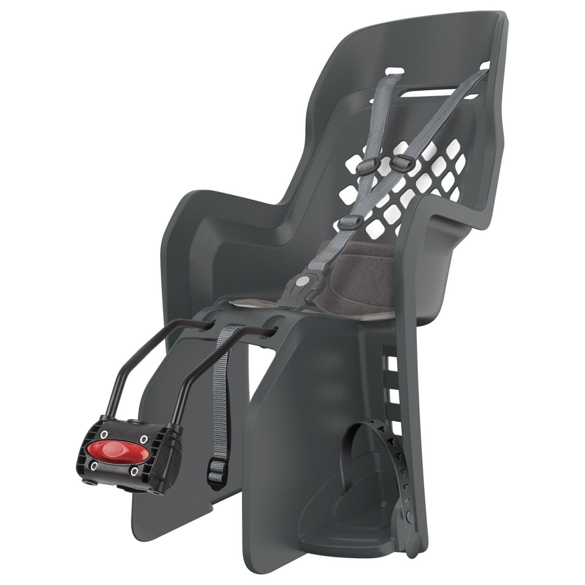 Polisport Joy FF bērnu velosipēda sēdeklis | Dark Grey