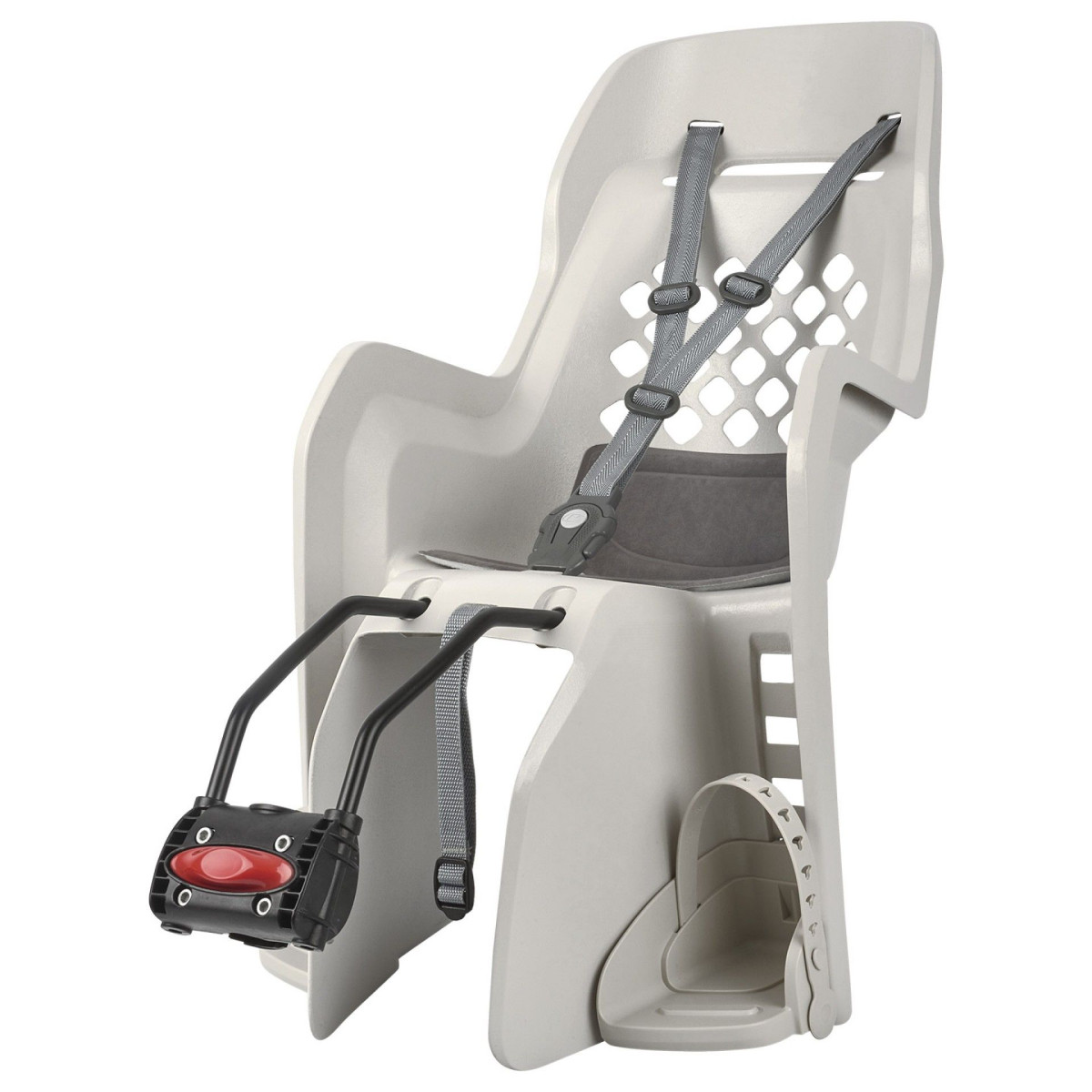 Polisport Joy FF bērnu velosipēda sēdeklis | Cream - Dark Grey