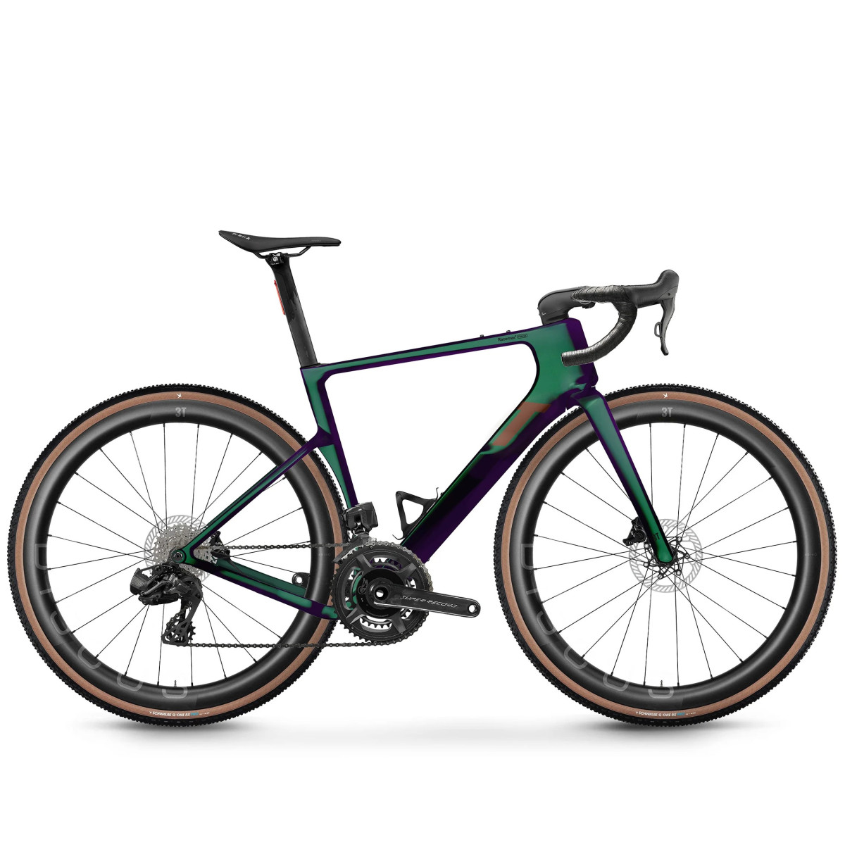 3T Racemax 2 Italia grants velosipēds | Campagnolo Super Record PM 2x13 | Discus 45I40 LTD | Smeraldo