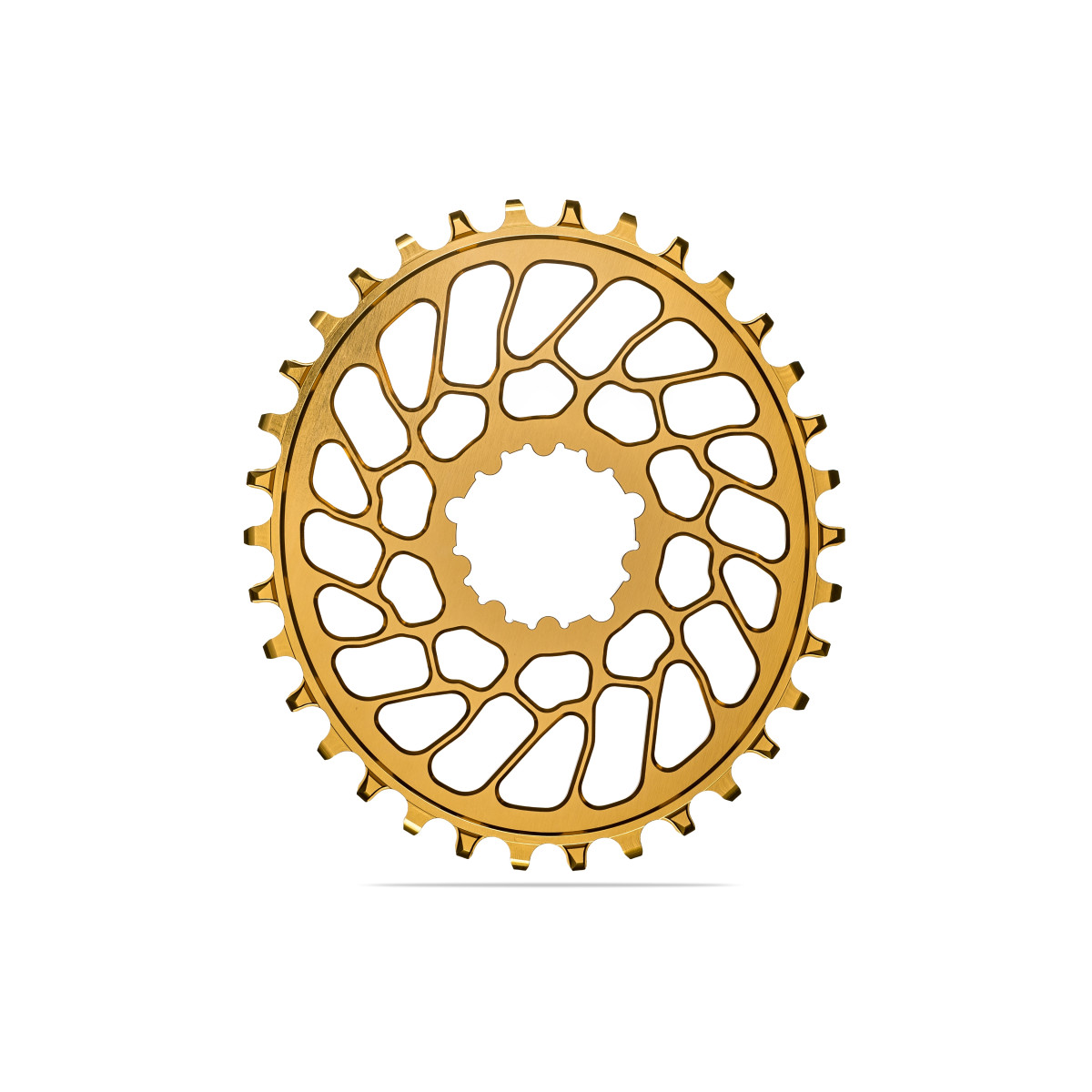 AbsoluteBlack OVAL Sram BB30 zobrats | 0 mm nobīde | DM | 1x12/11/10 ātrumu | Gold
