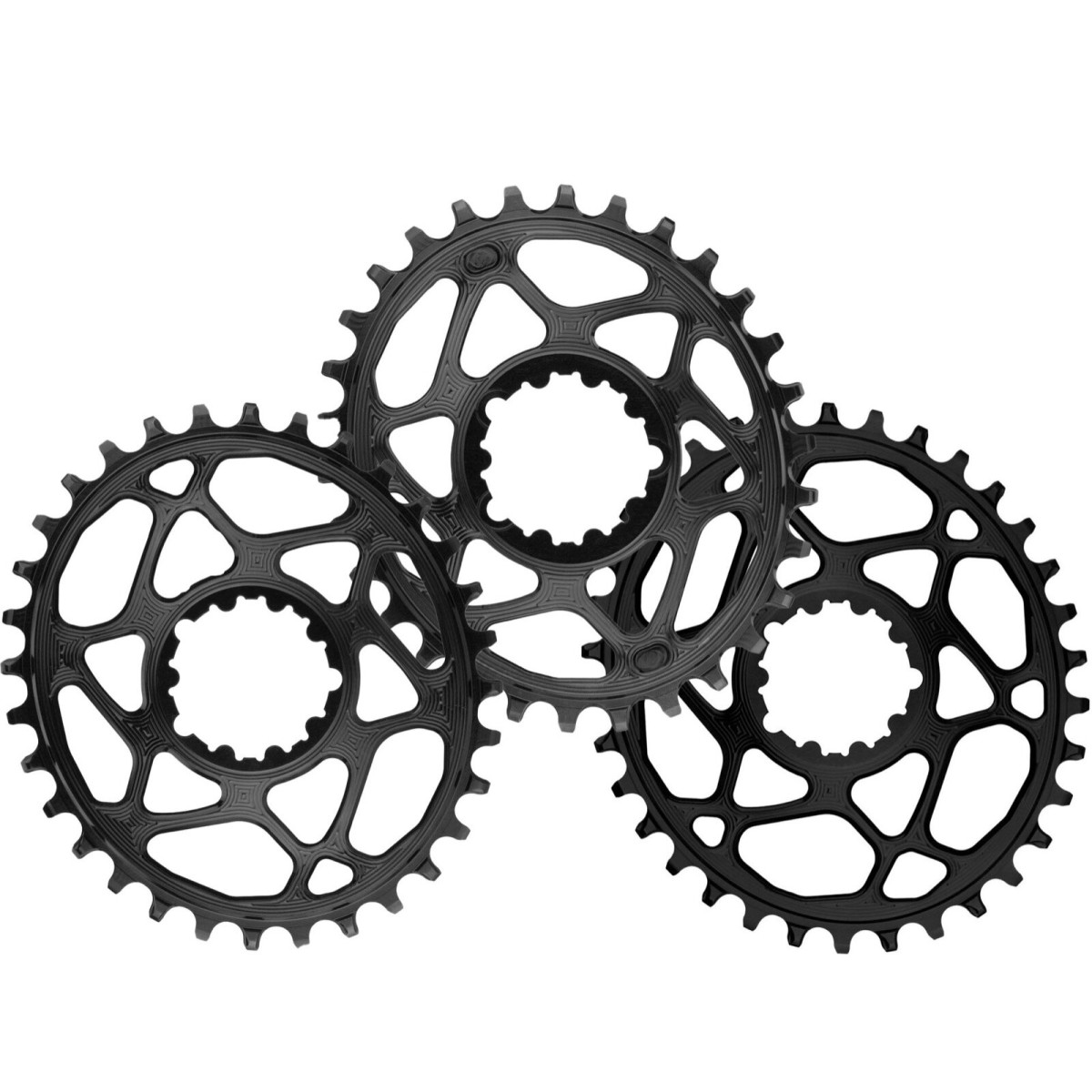 AbsoluteBlack Sram OVAL GXP zobrats | 6 mm nobīde | DM | 1x12/11/10 ātrumu | Black