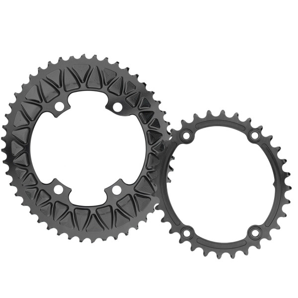 AbsoluteBlack Gravel Sub-Compact Oval zobrats | 110 BCD | 2x11/10 ātrumu