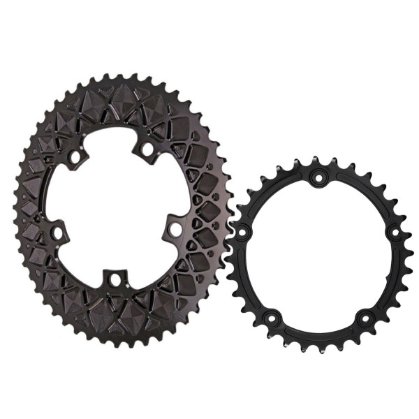 AbsoluteBlack Gravel Oval Sub-Compact zobrats | 110 BCD | 2x11/10 ātrumu