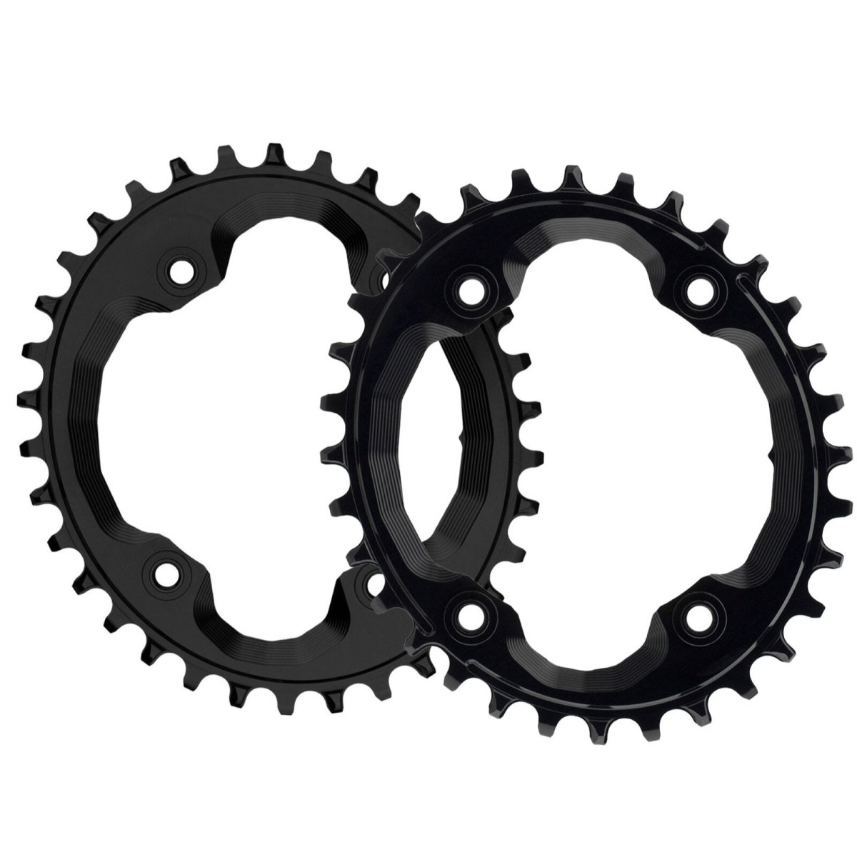 AbsoluteBlack OVAL XTR M9000 asimetriskais zobrats | 96 BCD | 1x12/11/10 ātrumu