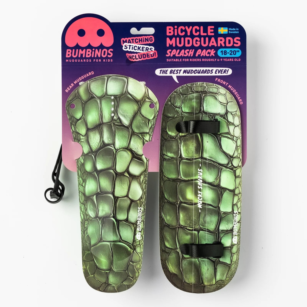 Ass Savers Bumbinos dubļusargu komplekts | 18-20" | Mucky Saurus