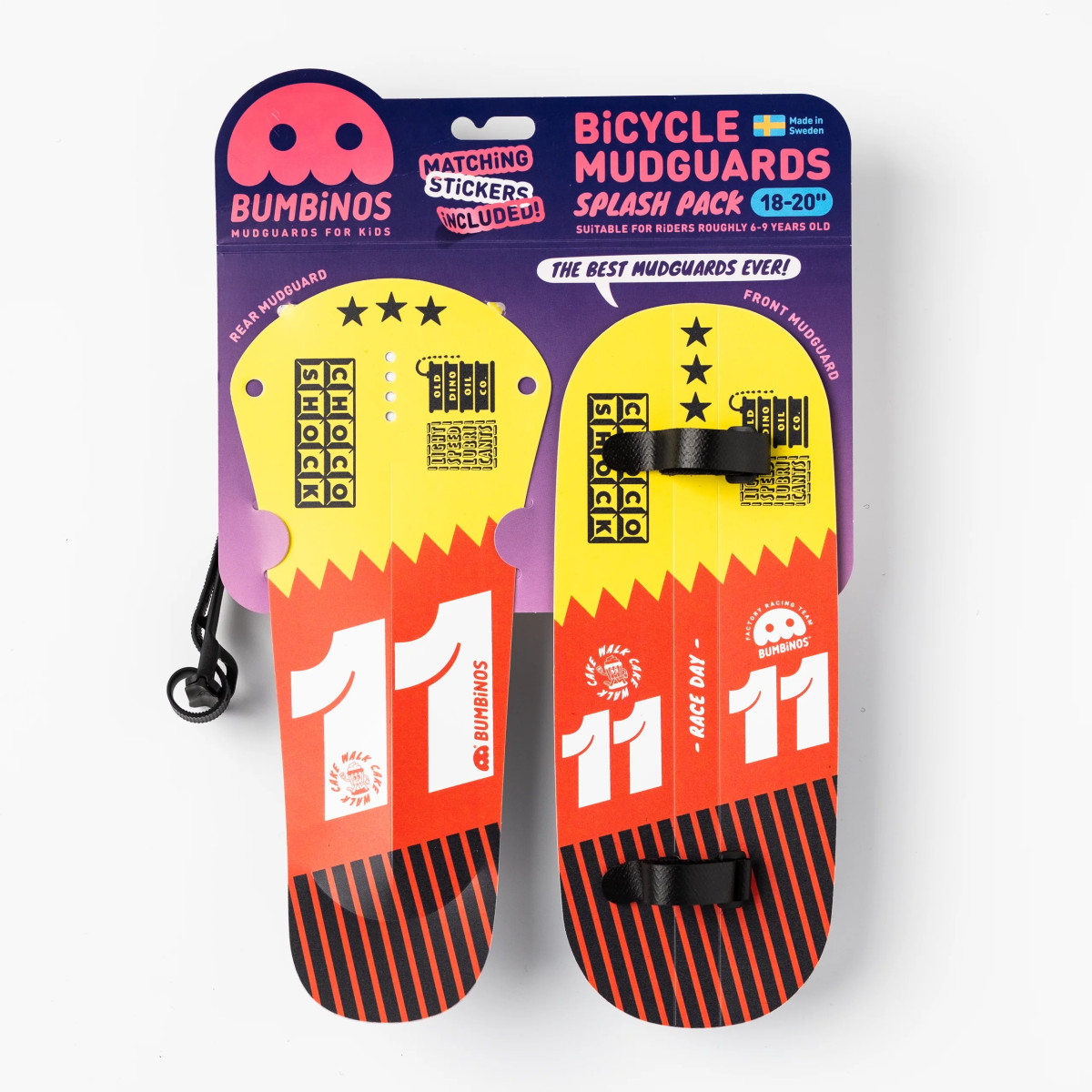 Ass Savers Bumbinos dubļusargu komplekts | 18-20" | Race Day
