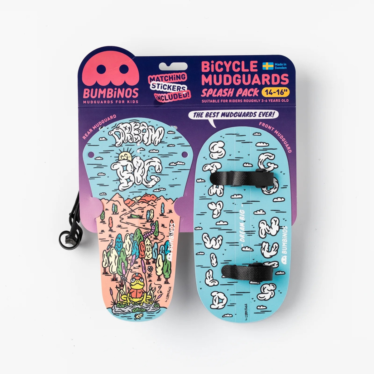 Ass Savers Bumbinos dubļusargu komplekts | 14-16" | Dream Big