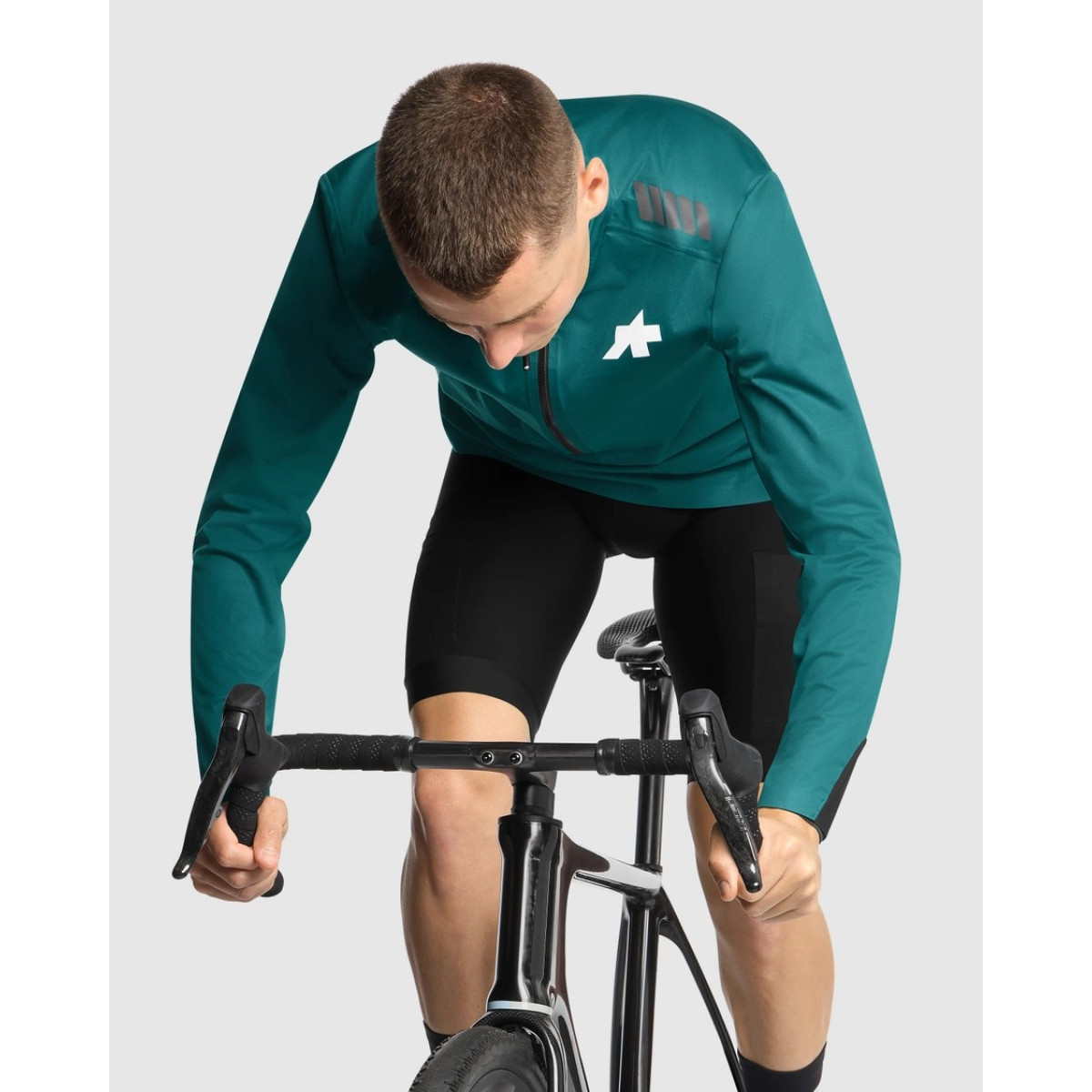 Assos Tactica Rain T5 Unisex lietus jaka | Foundation Green