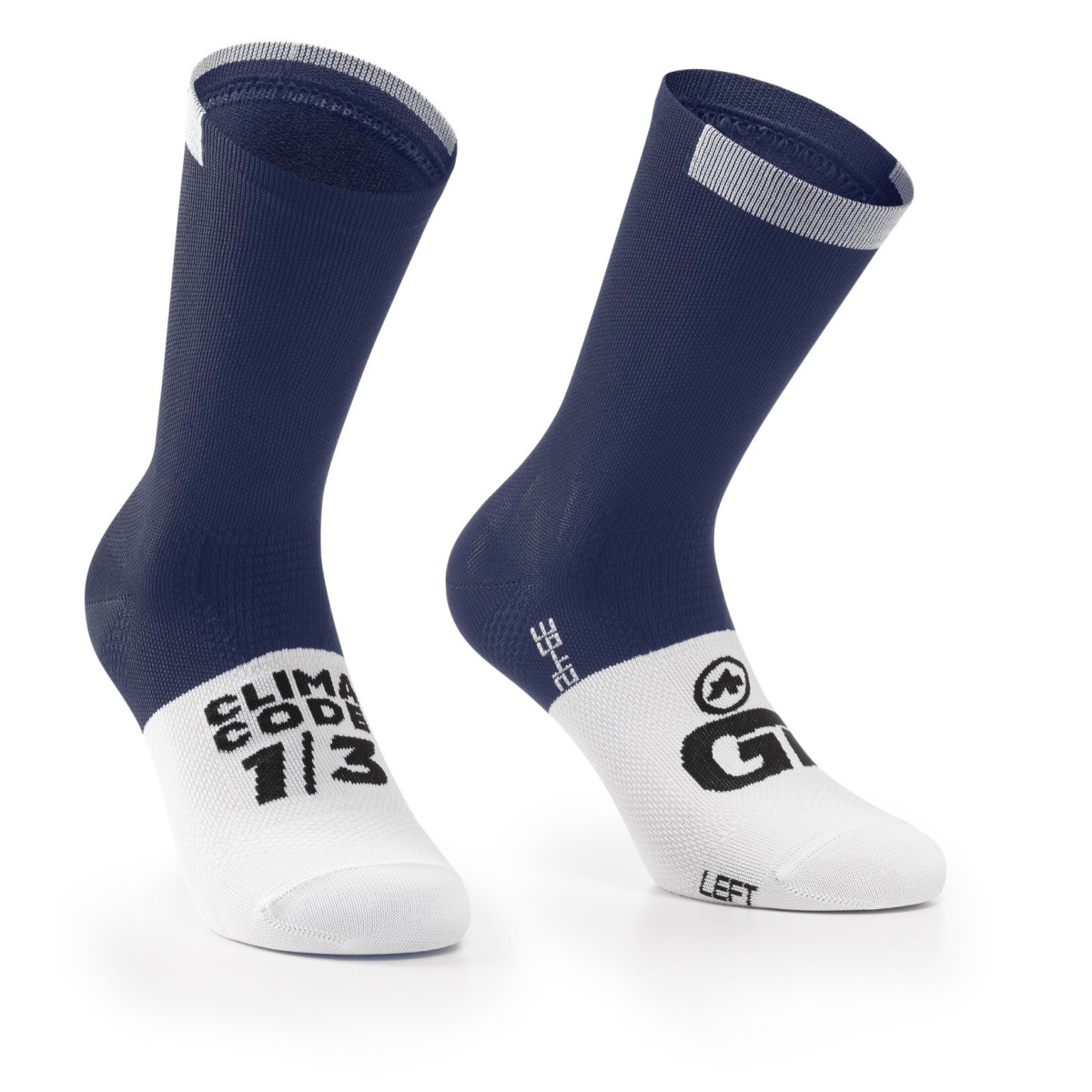 Assos GT c2 zeķes | Genesi Blue