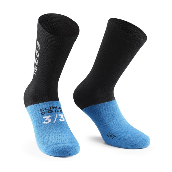 Assos Winter Ultraz Evo zeķes | blackSērija