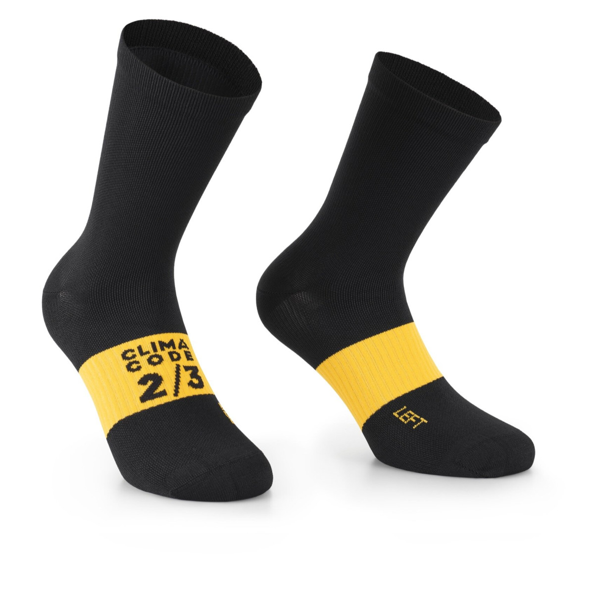 Assos Spring Fall Evo zeķes | Black Series