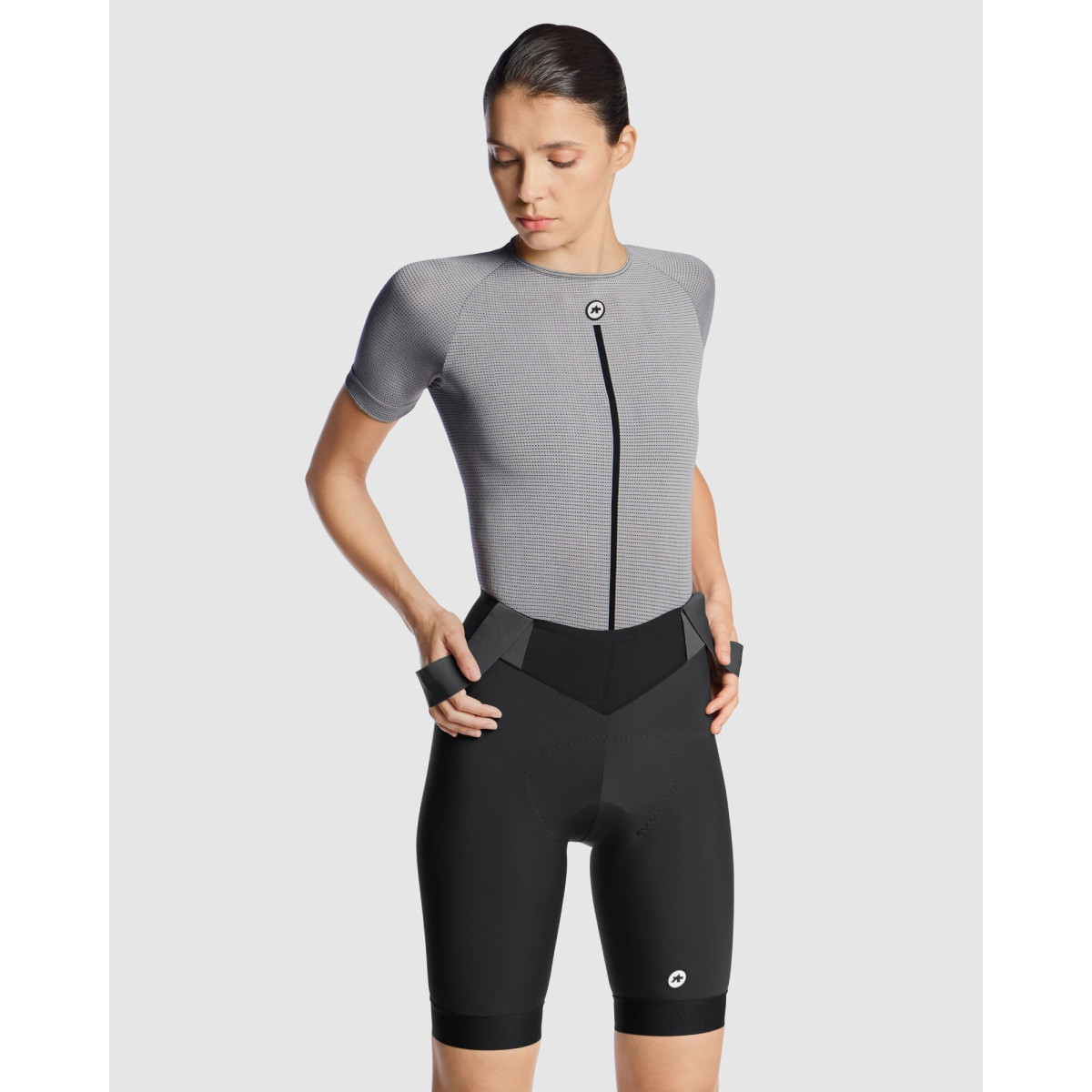 Assos Summer SS P1 sieviešu ādas slānis | Grey Series