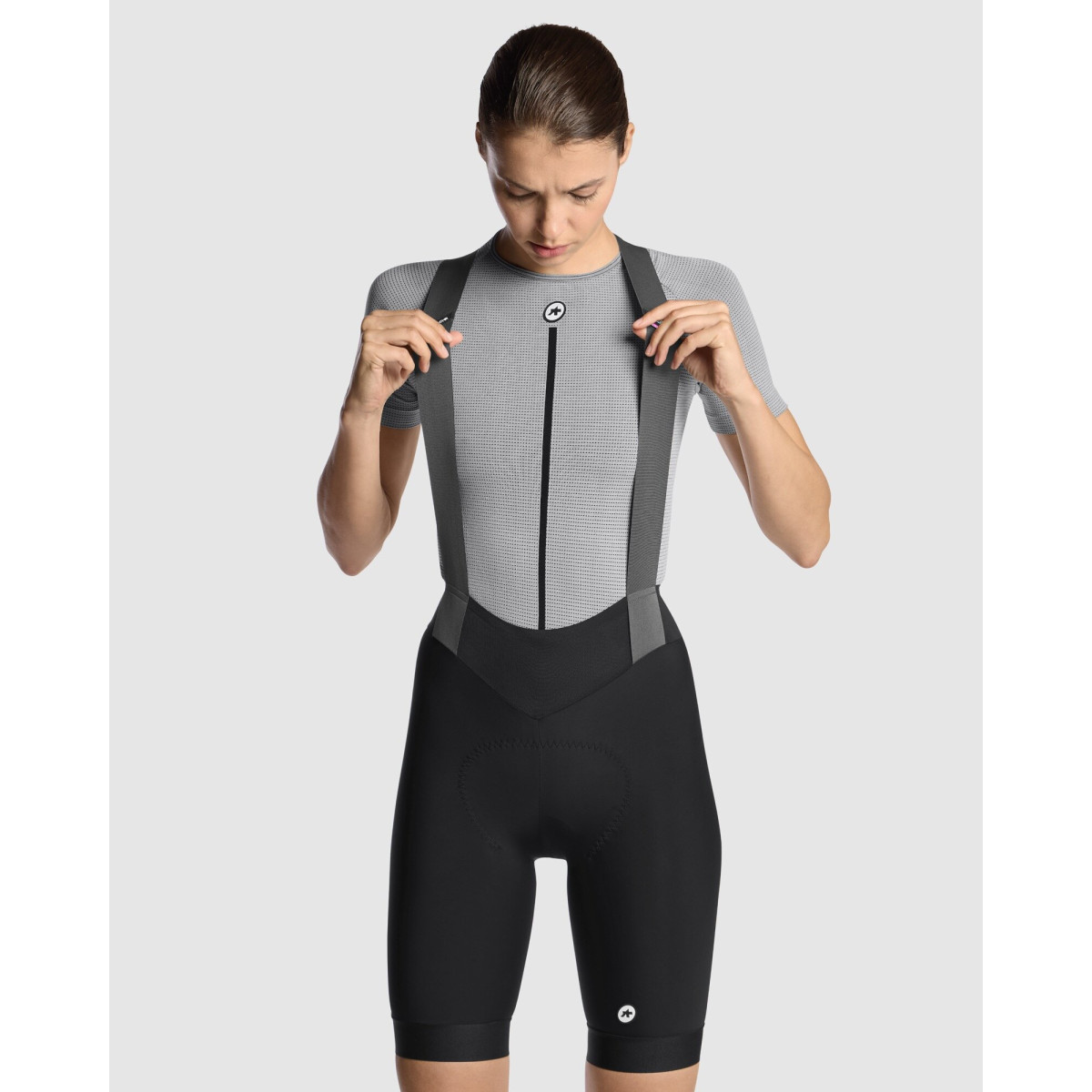 Assos Summer SS P1 sieviešu ādas slānis | Grey Series