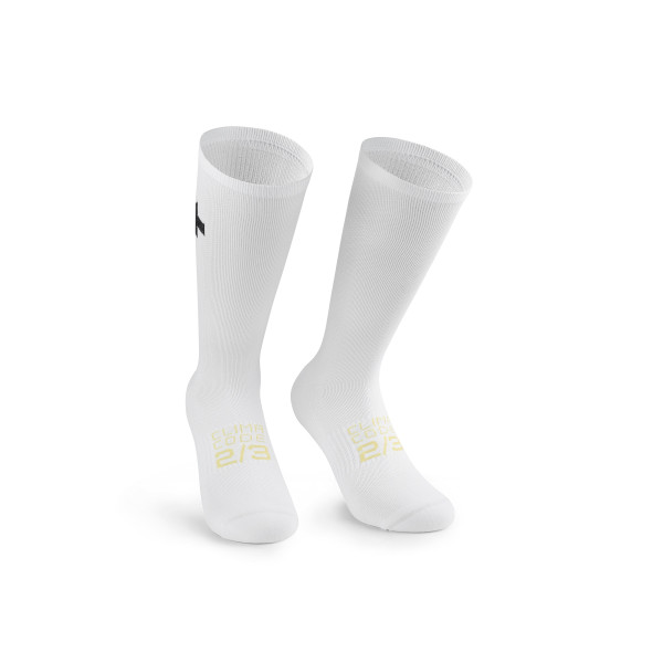 Assos Spring Fall P1 Zeķes | White Series