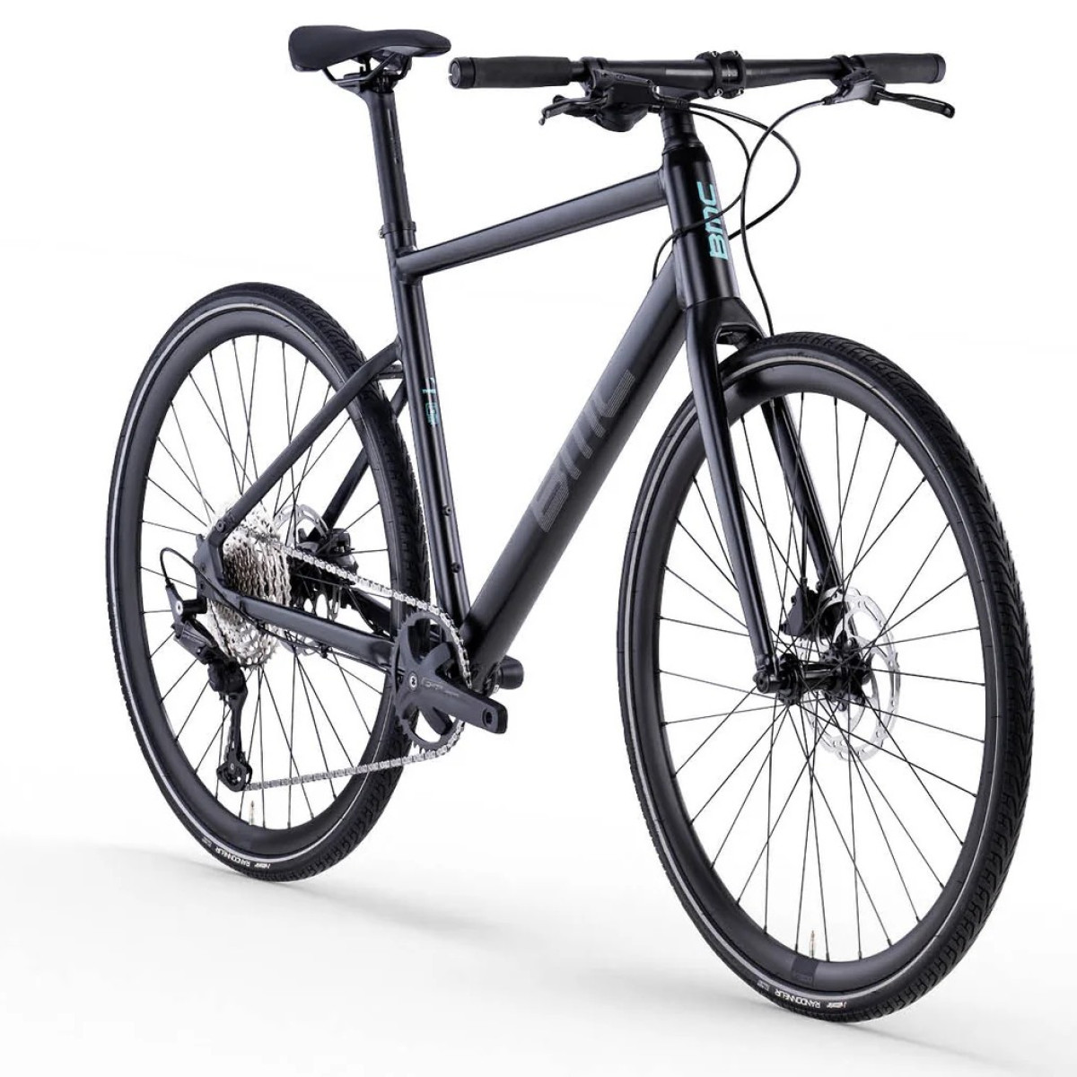 BMC Alpenchallenge AL Three fitnesa velosipēds | Black - Petrol