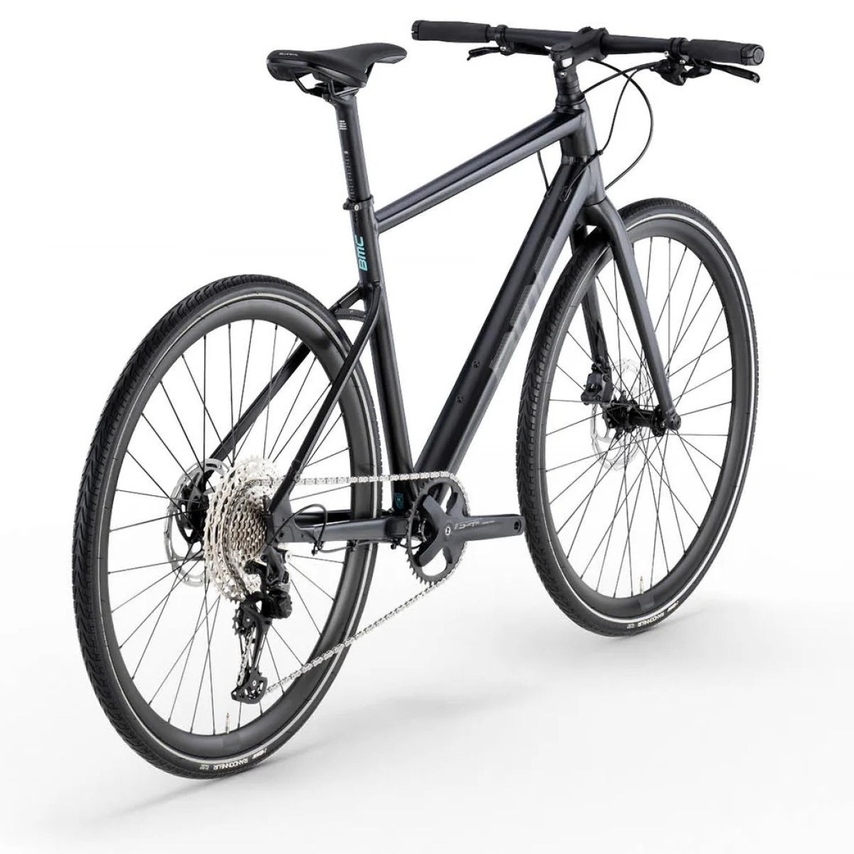 BMC Alpenchallenge AL Three fitnesa velosipēds | Black - Petrol