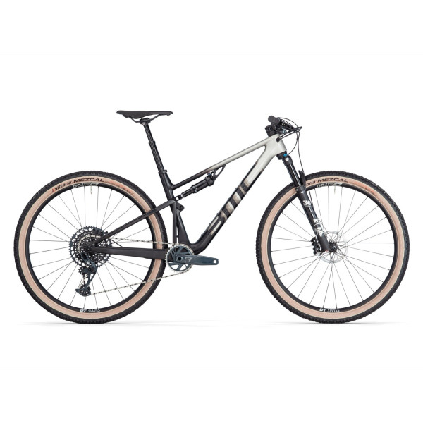 BMC Fourstroke Two kalnu velosipēds | Arctic Silver - melns