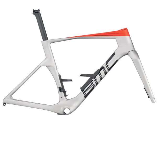 BMC Teammachine R 01 rāmis | Arctic Silver - Neon Red