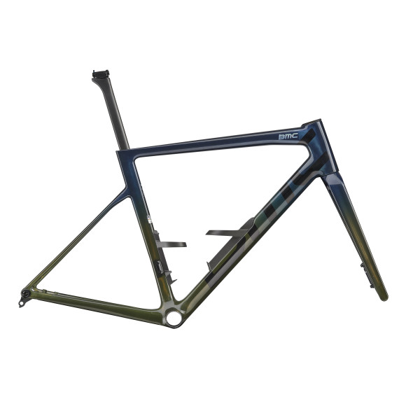 BMC Teammachine SLR 01 rāmja komplekts | Blue Glitter Carbon - Lime Carbon