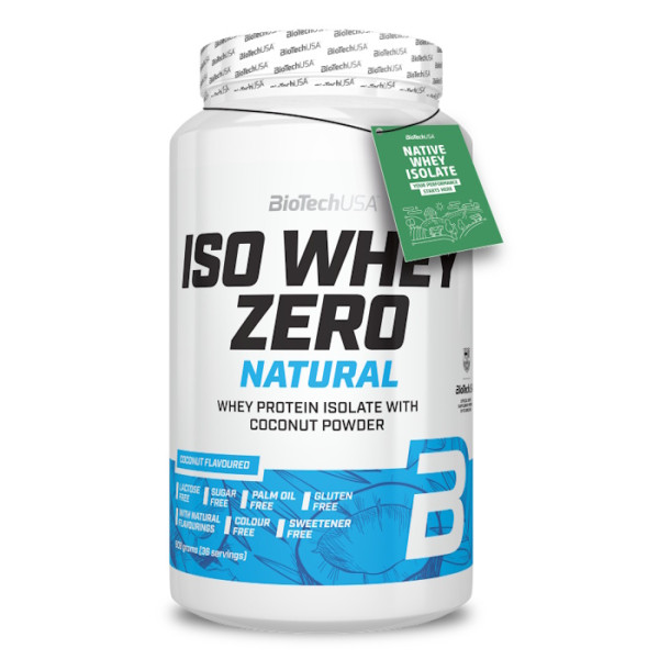 Biotech Iso Whey Zero Natural proteīna dzēriens | Coconut Biotech Iso Whey Zero Natural proteīna dzēriens | Coconut