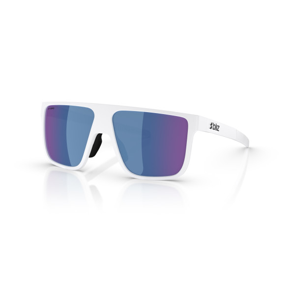 BLIZ A003  saulesbrilles | Matte White - Blue
