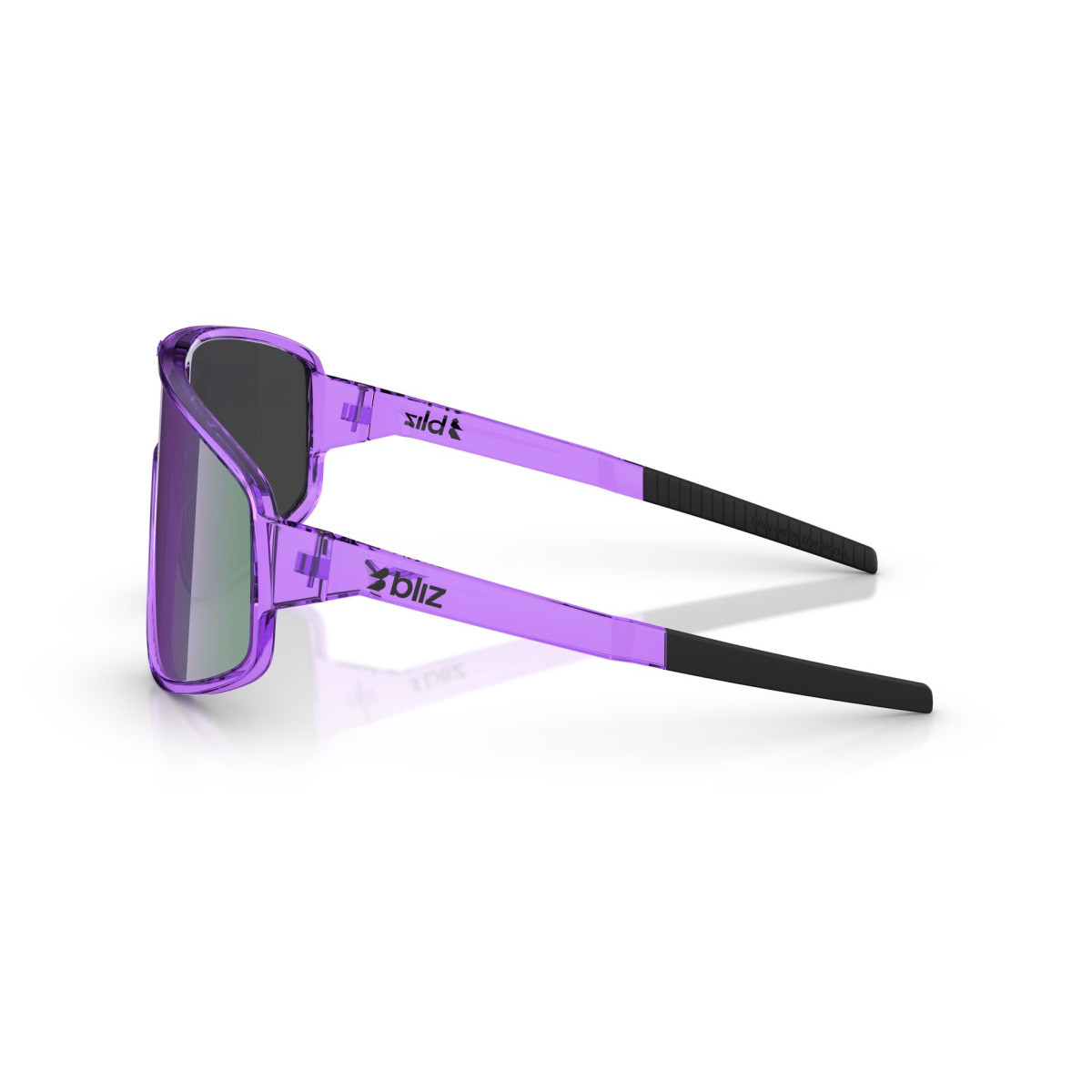 BLIZ A004 saulesbrilles | Transparent Purple - Smoke Purple