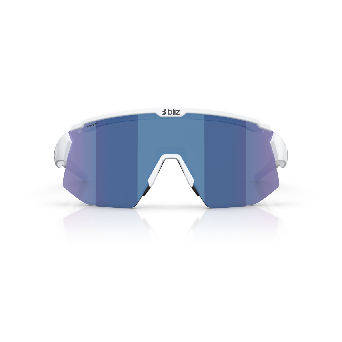 BLIZ Breeze saulesbrilles | Matte white - Smoke Blue Multicolour