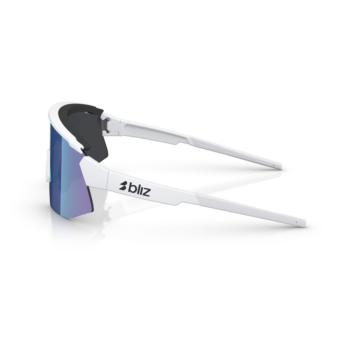 BLIZ Breeze saulesbrilles | Matte white - Smoke Blue Multicolour