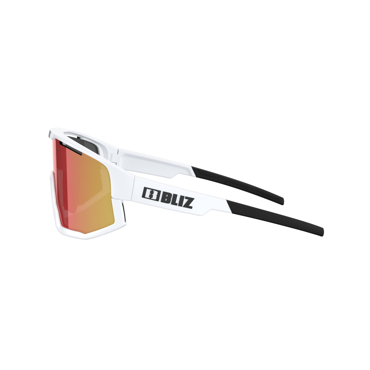 BLIZ Fusion saulesbrilles | White - Smoke Red