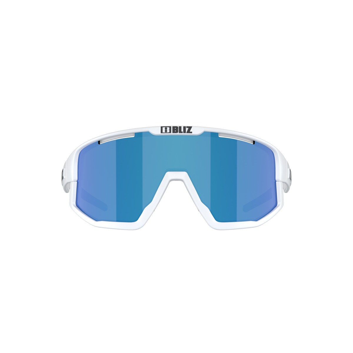 BLIZ Fusion Small saulesbrilles | White - Brown Blue