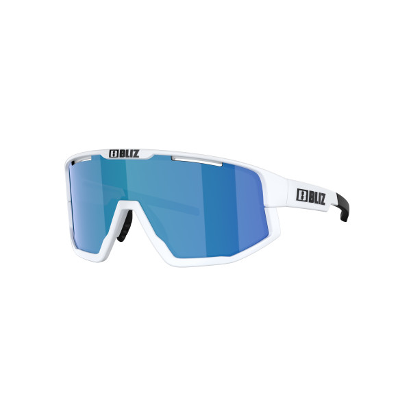 BLIZ Fusion Small saulesbrilles | White - Brown Blue