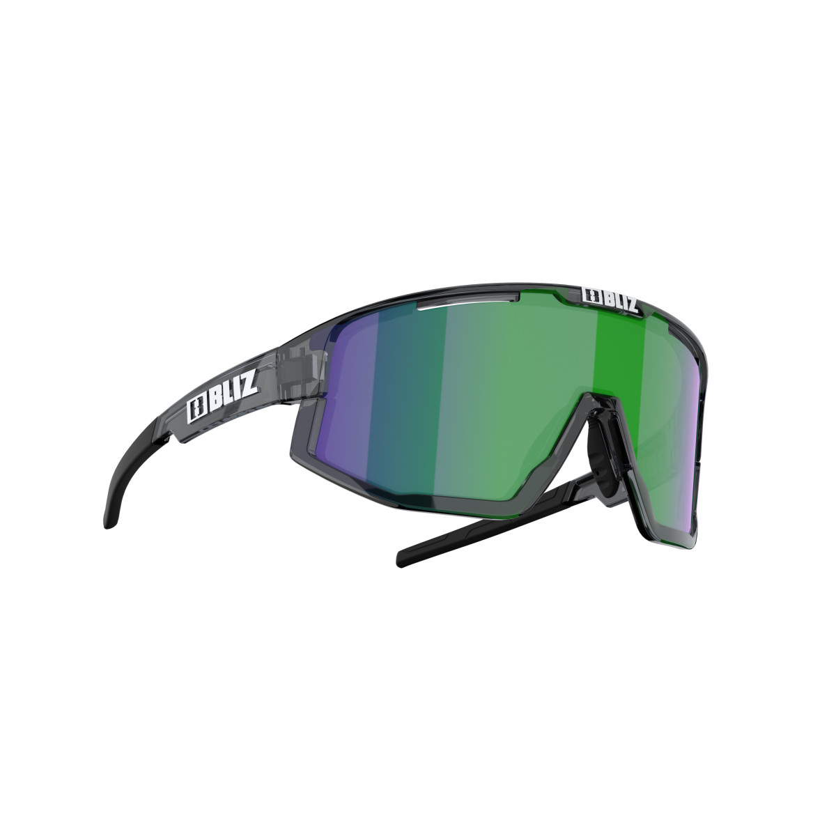 BLIZ Fusion saulesbrilles | Crystal Black - Brown Green
