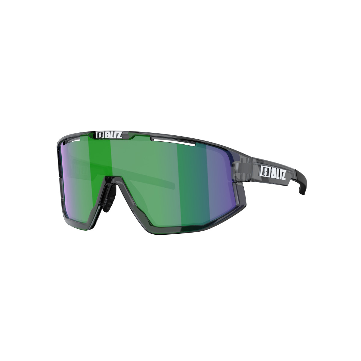 BLIZ Fusion saulesbrilles | Crystal Black - Brown Green