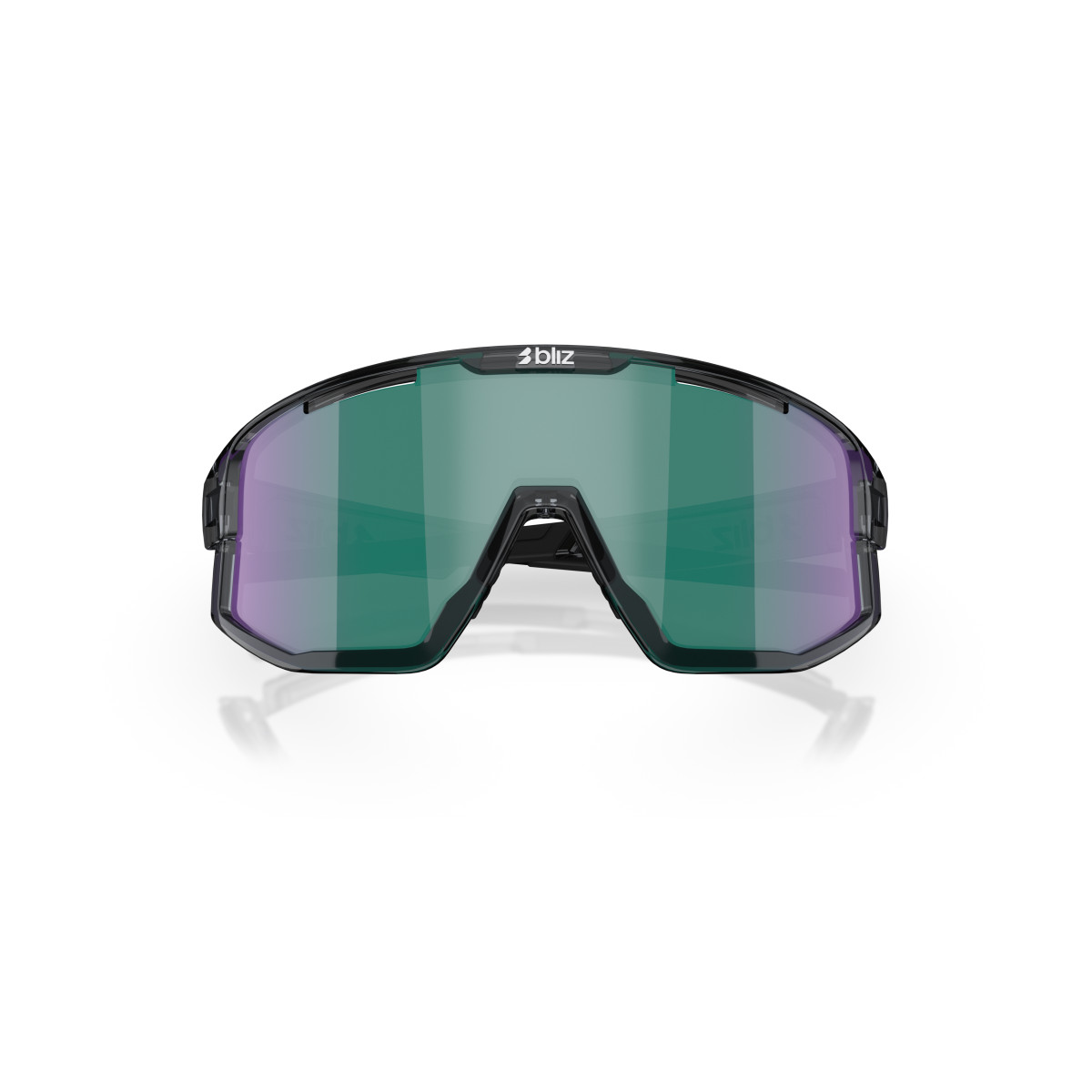 BLIZ Fusion Small saulesbrilles | Crystal Black - Brown Green