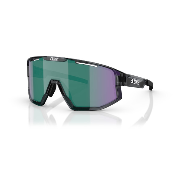 BLIZ Fusion Small saulesbrilles | Crystal Black - Brown Green