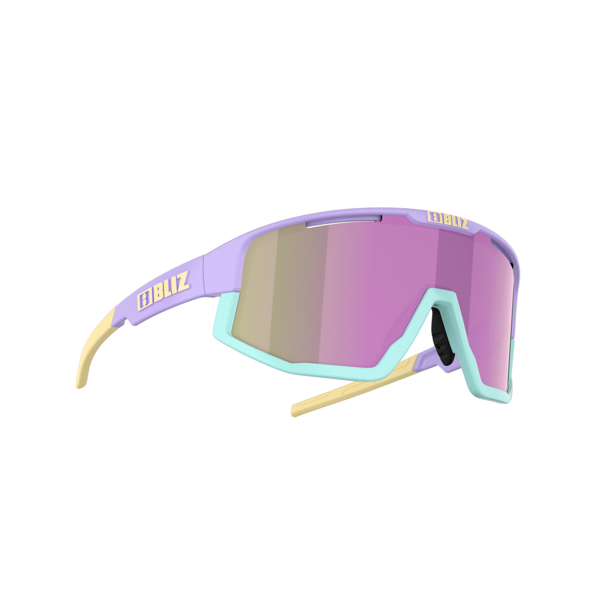 BLIZ Fusion Small saulesbrilles | Pastel Purple - Brown Rose