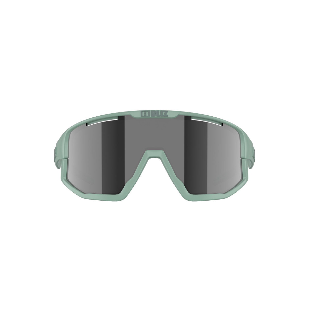 BLIZ Fusion Small saulesbrilles | Matte Green - Smoke Mirror Silver