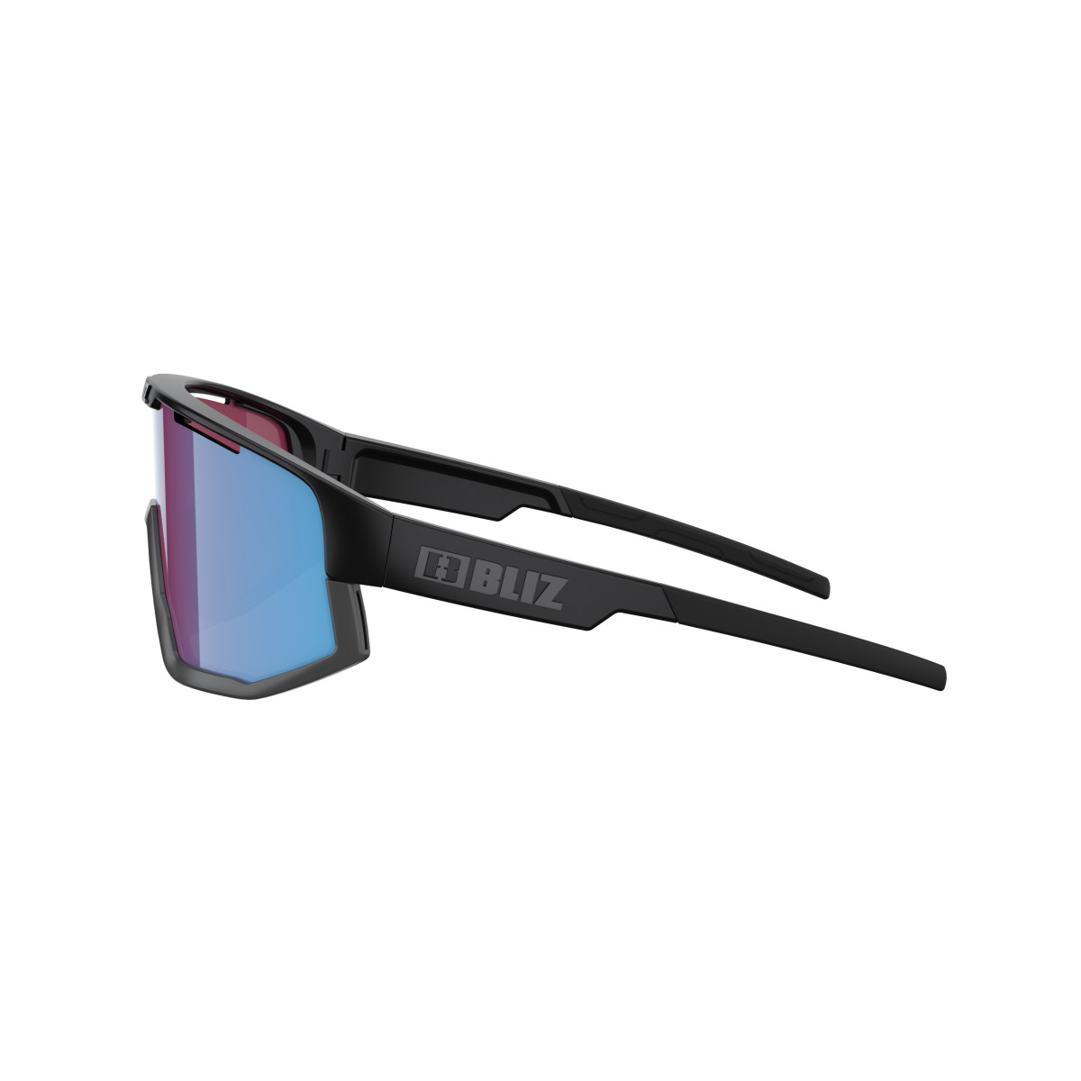 BLIZ Fusion Small saulesbrilles | Nano Optics - Nordic Light | Matte Black - Rose Violet Blue