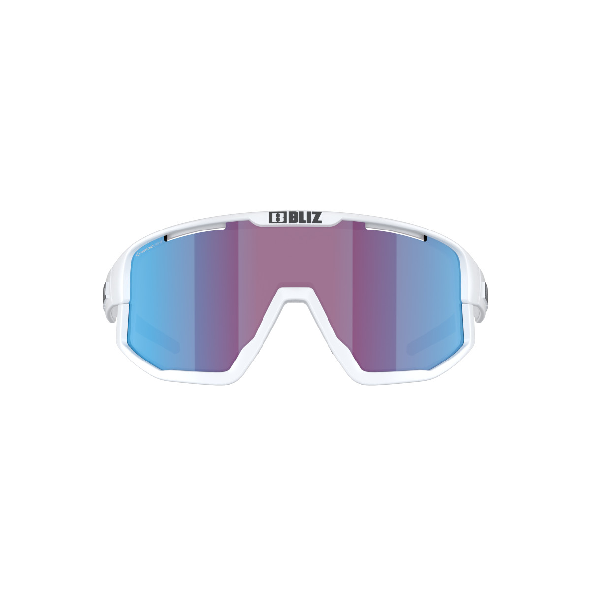 BLIZ Fusion Small saulesbrilles | Nano Optics - Nordic Light | Matte White - Rose Violet Blue