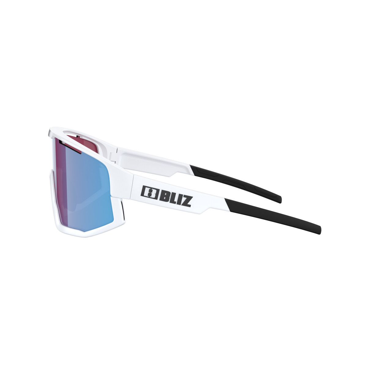 BLIZ Fusion Small saulesbrilles | Nano Optics - Nordic Light | Matte White - Rose Violet Blue