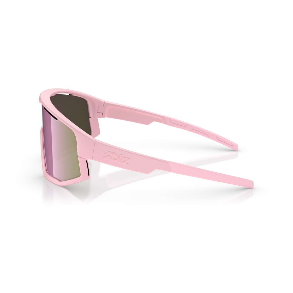 BLIZ Fusion saulesbrilles | Matt Powder Pink - Brown Rose Multicolour