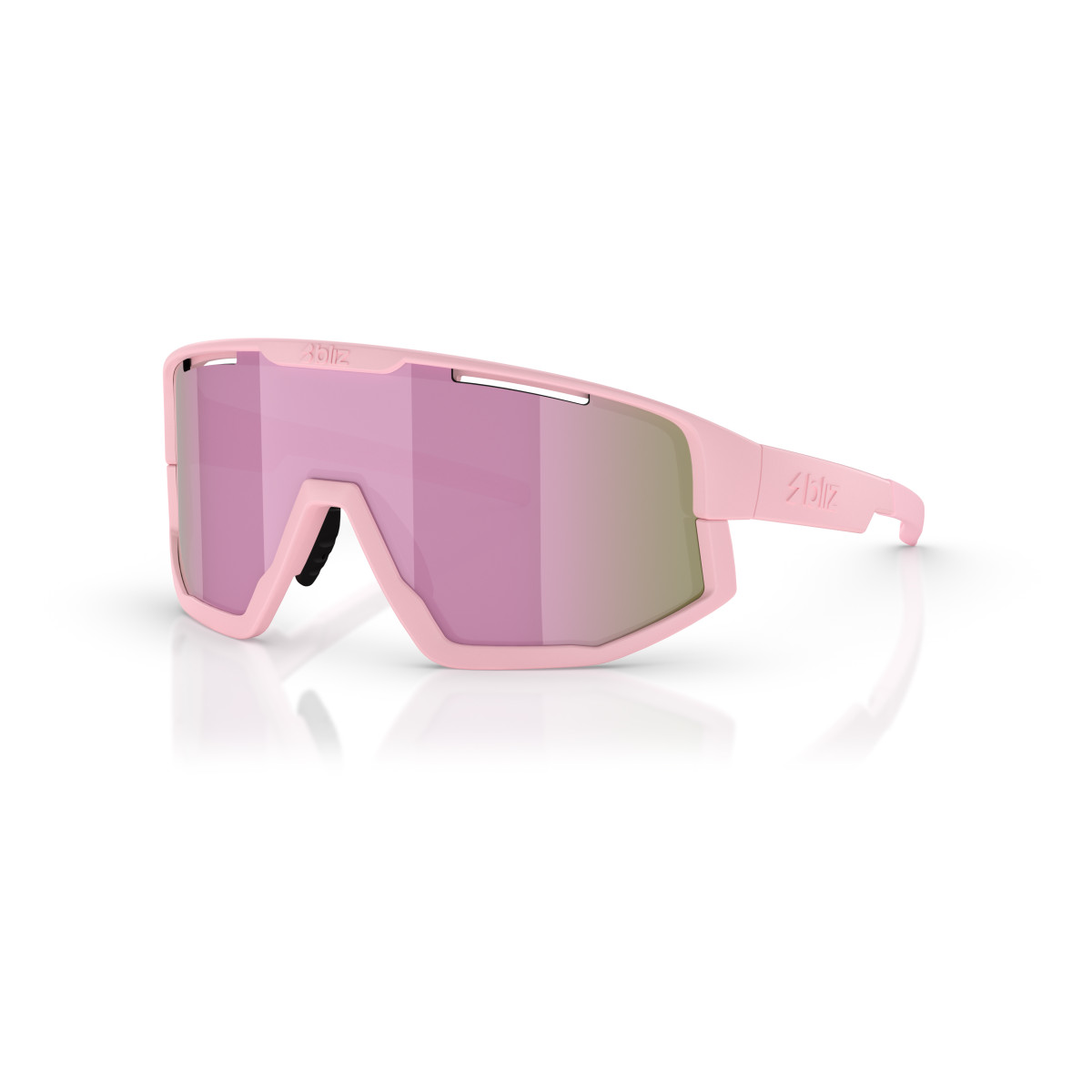 BLIZ Fusion saulesbrilles | Matt Powder Pink - Brown Rose Multicolour